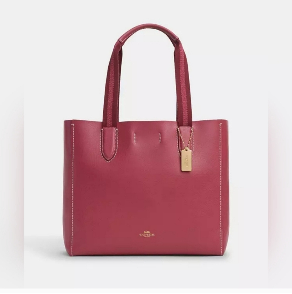 NWT! COACH Derby Tote in Gold/Rouge (only 1 left!)